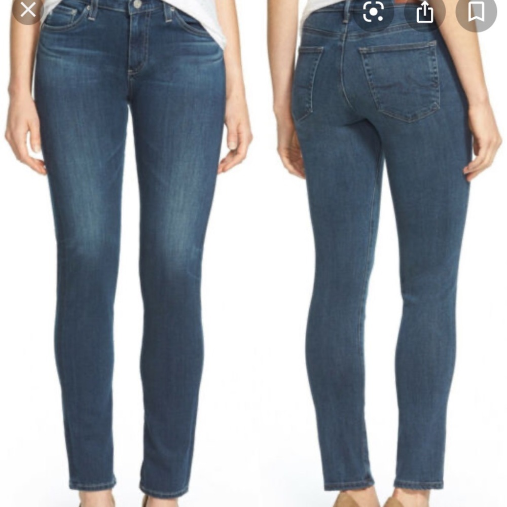 AG The Prima Mid-rise cigarette Jean size 27